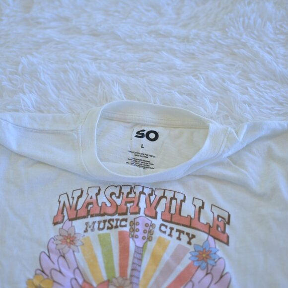 SO Girls Nashville Tee Shirt Size L - Picture 3 of 3